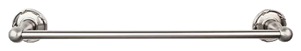 Edwardian Bath 18'' Single Towel Bar - Ribbon Backplate ED6BSNE Brushed Satin Nickel