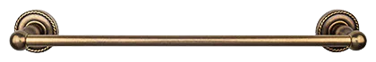 Edwardian Bath 18'' Single Towel Bar - Rope Backplate ED6GBZF German Bronze