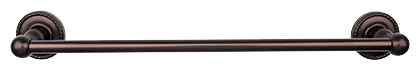 Edwardian Bath 18'' Single Towel Bar - Rope Backplate ED6ORBF Oil Rubbed Bronze