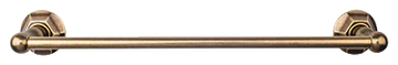 Edwardian Bath 24'' Single Towel Bar - Hex Backplate ED8GBZB German Bronze