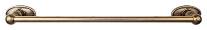 Edwardian Bath 24'' Single Towel Bar - Oval Backplate ED8GBZC German Bronze