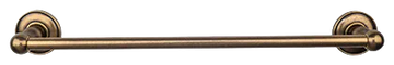Edwardian Bath 24'' Single Towel Bar - Plain Backplate ED8GBZD German Bronze