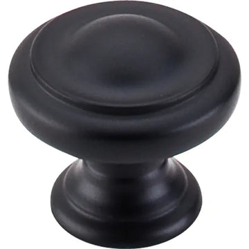 Nouveau III Dome Knob 1 1/8'' M1117 Flat Black