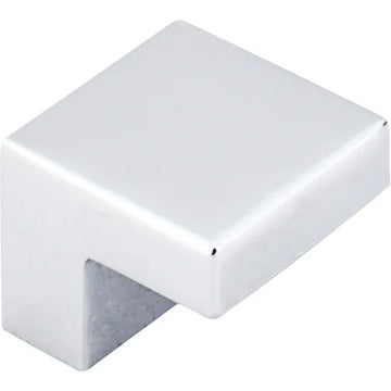 Nouveau III Square Knob 5/8'' cc M1166 Polished Chrome
