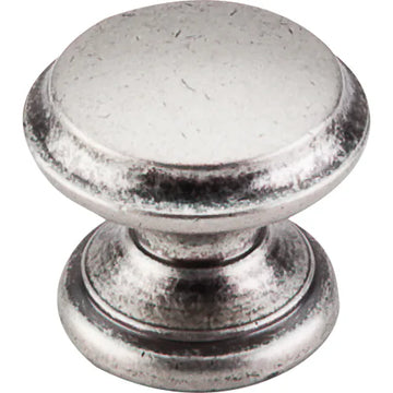 Dakota Flat Top Knob 1 3/8'' M1232 Antique Pewter