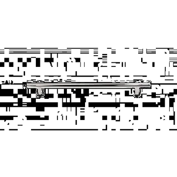 Asbury Hopewell Bar Pull 15'' cc M1275