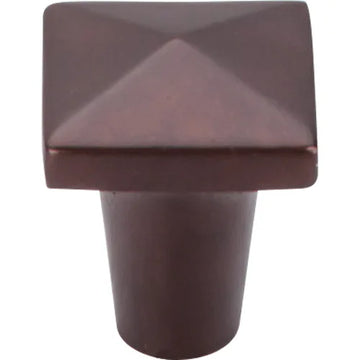 Aspen Square Knob 7/8'' M1513 Mahogany Bronze