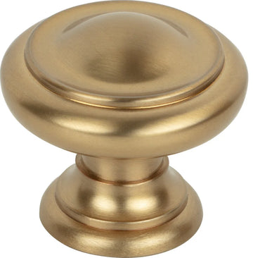 Nouveau III Dome Knob 1 1/8'' Honey Bronze M1565