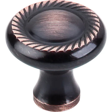 Somerset II Swirl Cut Knob 1 1/4'' M1586 Tuscan Bronze