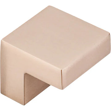 Nouveau III Square Knob 5/8'' cc M1587 Brushed Bronze