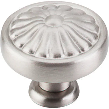 Normandy Flower Knob 1 1/4'' M1599 Brushed Satin Nickel