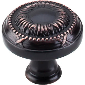 Edwardian Ribbon Knob 1 1/8'' M1644 Tuscan Bronze