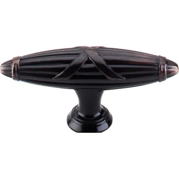 Edwardian Ribbon & Reed T-pull 2 3/4'' M1646 Tuscan Bronze