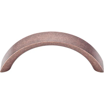 Nouveau Crescent Pull 3'' cc M1735 Antique Copper