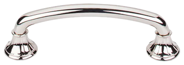 Edwardian Lund Pull 4'' cc M1937 Polished Nickel