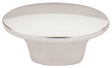 Dakota Oval Knob 1 1/2'' M1957 Polished Nickel