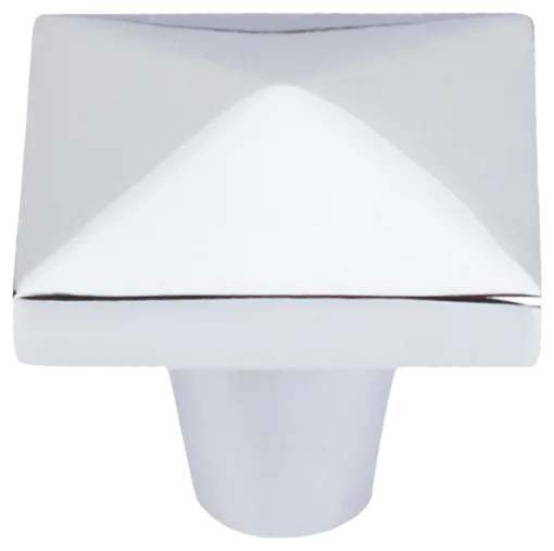 Aspen Ii Square Knob 1 1/2'' M2063 Polished Chrome