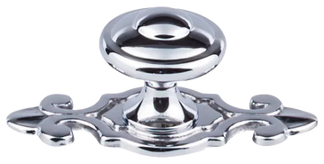 Britannia Canterbury Knob 1 1/4'' backplate M2134 Polished Chrome