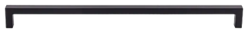 Nouveau III Square Bar Pull 12 5/8'' cc M2138 Flat Black