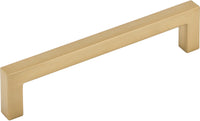 Nouveau III Square Bar Pull 5 1/16'' Honey Bronze