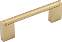 Princetonian Bar Pull 3 3/4'' Honey Bronze