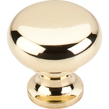Somerset II Flat Faced Knob 1 1/4'' M269 Polished Brass