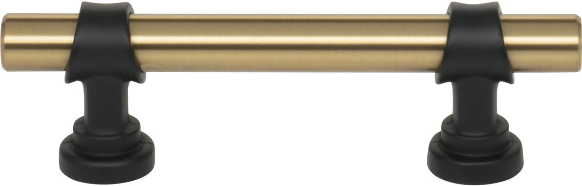 Dakota Bit Pull 3 Inch Honey Bronze and Flat Black M2701