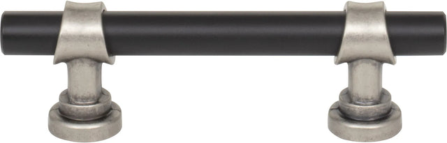 Bit Pull Negru Dakota Bit Pull 3 Inch Flat Black and Pewter Antique M2702 – The Knobs ...