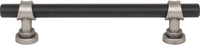 Dakota Bit Pull 5 1/16 Inch Flat Black and Pewter Antique M2718
