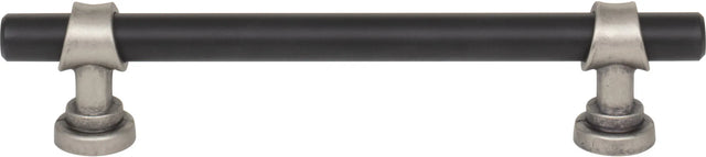 Dakota Bit Pull 5 1/16 Inch Flat Black and Pewter Antique M2718
