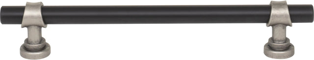 Dakota Bit Pull 6 5/16 Inch Flat Black and Pewter Antique M2730