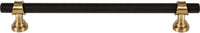 Dakota Bit Pull 7 9/16 Inch Flat Black and Honey Bronze M2740