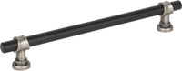 Dakota Bit Pull 7 9/16 Inch Flat Black and Pewter Antique M2742