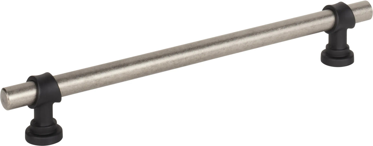 Dakota Bit Pull 7 9/16 Inch Pewter Antique and Flat Black M2743