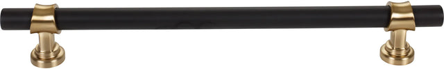 Dakota Bit Appliance Pull 12 Inch Flat Black and Honey Bronze M2776