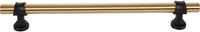 Dakota Bit Appliance Pull 12 Inch Honey Bronze and Flat Black M2777