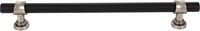 Dakota Bit Appliance Pull 12 Inch Flat Black and Pewter Antique M2778