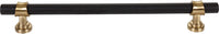 Dakota Bit Appliance Pull 18 Inch Flat Black and Honey Bronze M2788