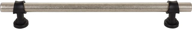 Dakota Bit Appliance Pull 18 Inch Pewter Antique and Flat Black M2791