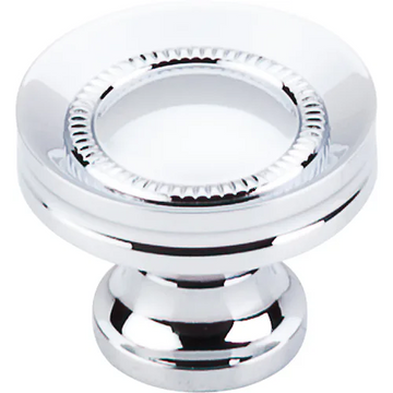 Somerset II Button Faced Knob 1 1/4'' M291 Polished Chrome