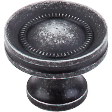 Somerset II Button Faced Knob 1 1/4'' M293 Black Iron