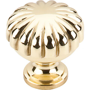 Somerset II Melon Knob 1 1/4'' M320 Polished Brass