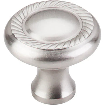 Somerset II Swirl Cut Knob 1 1/4'' M326 Brushed Satin Nickel