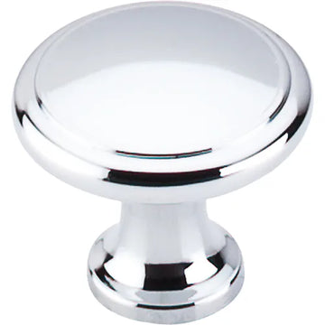 Nouveau Ringed Knob 1 1/8'' M377 Polished Chrome