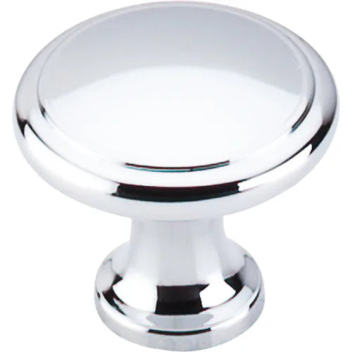 Nouveau Ringed Knob 1 1/8'' M377 Polished Chrome