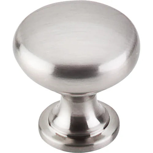 Nouveau Hollow Round Knob 1 1/4'' M410 Brushed Satin Nickel