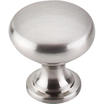 Nouveau Hollow Round Knob 1 1/4'' M410 Brushed Satin Nickel