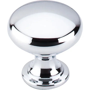Nouveau Hollow Round Knob 1 1/4'' M411 Polished Chrome