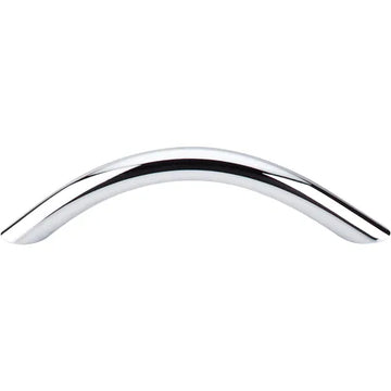Nouveau Curved Wire Pull 3 3/4'' cc M425 Polished Chrome