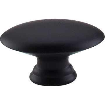 Nouveau Oval Knob 1 1/2'' M499 Flat Black